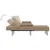 Produktbild 7 för L-formad bäddsoffa cappuccino 255x140x70 cm konstläder
