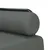Produktbild 8 för L-formad bäddsoffa mörkgrå 260x140x70 cm tyg