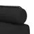 Produktbild 8 för L-formad bäddsoffa svart 260x140x70 cm tyg