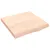 Produktbild 2 för Bänkskiva för badrum 60x60x6 cm obehandlat massivt trä