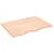 Produktbild 2 för Bänkskiva för badrum 80x60x2 cm obehandlat massivt trä