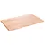 Produktbild 2 för Bänkskiva badrum ljusbrun 80x50x2 cm behandlat massivt trä