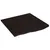 Produktbild 2 för Bänkskiva badrum mörkgrå 60x60x2 cm behandlat massivt trä