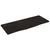 Produktbild 2 för Bänkskiva badrum mörkgrå 100x40x2 cm behandlat massivt trä