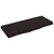 Produktbild 2 för Bordsskiva mörkgrå 100x40x6 cm behandlad massiv ek