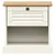Produktbild 5 för Sängbord VIGO vit 42x35x40 cm massiv furu