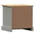 Produktbild 7 för Sängbord VIGO grå 42x35x40 cm massiv furu