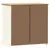 Produktbild 7 för Byrå VIGO vit 80x40x76 cm massiv furu