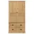Produktbild 4 för Klädskåp VIGO 90x55x176 cm massiv furu