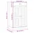 Produktbild 9 för Skoskåp VIGO 60x35x96 cm massiv furu