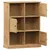 Produktbild 5 för Bokhylla VIGO 90x35x114,5 cm massiv furu