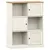 Produktbild 2 för Bokhylla VIGO vit 90x35x114,5 cm massiv furu