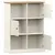 Produktbild 5 för Bokhylla VIGO vit 90x35x114,5 cm massiv furu