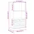 Produktbild 9 för Bokhylla VIGO 60x35x114,5 cm massiv furu
