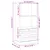 Produktbild 9 för Bokhylla VIGO vit 60x35x114,5 cm massiv furu