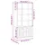 Produktbild 9 för Bokhylla VIGO 85x35x170 cm massiv furu