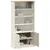 Produktbild 3 för Bokhylla VIGO vit 85x35x170 cm massiv furu