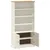 Produktbild 5 för Bokhylla VIGO vit 85x35x170 cm massiv furu