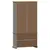 Produktbild 7 för Bokhylla VIGO grå 85x35x170 cm massiv furu