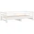 Produktbild 3 för Utdragbar dagbädd vit 2x(90x190) cm massiv furu