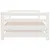 Produktbild 7 för Utdragbar dagbädd vit 2x(90x190) cm massiv furu