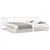 Produktbild 2 för Utdragbar dagbädd vit 2x(90x200) cm massiv furu