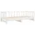 Produktbild 3 för Utdragbar dagbädd vit 2x(90x200) cm massiv furu
