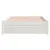 Produktbild 5 för Sängram vit 100x200 cm massiv furu