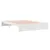 Produktbild 4 för Sängram vit 150x200 cm King Size massiv furu