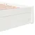 Produktbild 8 för Sängram vit 150x200 cm King Size massiv furu