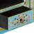 Produktbild 7 för Tv-bänk blå 110x30x40 cm massivt mangoträ