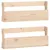 Produktbild 2 för Väggmonterade skoställ 2 st 59x9x23 cm massivt furu