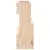 Produktbild 6 för Väggmonterade skoställ 2 st 59x9x23 cm massivt furu