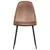 Produktbild 4 för Matstolar 4 st 43,5x53,5x84 cm glansig brun konstläder	