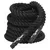 Produktbild 2 för Battle rope svart 12 m 9 kg polyester