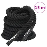 Battle rope svart 15 m 11 kg polyester