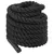 Produktbild 5 för Battle rope svart 15 m 11 kg polyester