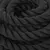 Produktbild 6 för Battle rope svart 15 m 11 kg polyester