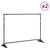 Produktbild 2 för Bakgrundsstativ 2 st svart 305x243 cm stål