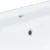 Produktbild 9 för Handfat vit 61x48x19,5 cm rektangulärt keramika