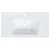 Produktbild 8 för Handfat vit 91,5x48x19,5 cm rektangulärt keramik