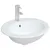 Produktbild 3 för Handfat vit 52x46x20 cm ovalt keramik