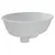 Produktbild 5 för Handfat vit 33x29x16,5 cm ovalt keramik