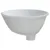 Produktbild 6 för Handfat vit 33x29x16,5 cm ovalt keramik