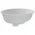 Produktbild 5 för Handfat vit 37x31x17,5 cm ovalt keramik