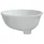 Produktbild 6 för Handfat vit 43x35x19 cm ovalt keramik