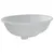 Produktbild 5 för Handfat vit 47x39x21 cm ovalt keramik