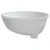 Produktbild 6 för Handfat vit 49x40,5x21 cm ovalt keramik