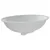 Produktbild 5 för Handfat vit 56x41x20 cm ovalt keramik