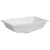Produktbild 6 för Handfat vit 60x40x21 cm rektangulär keramik